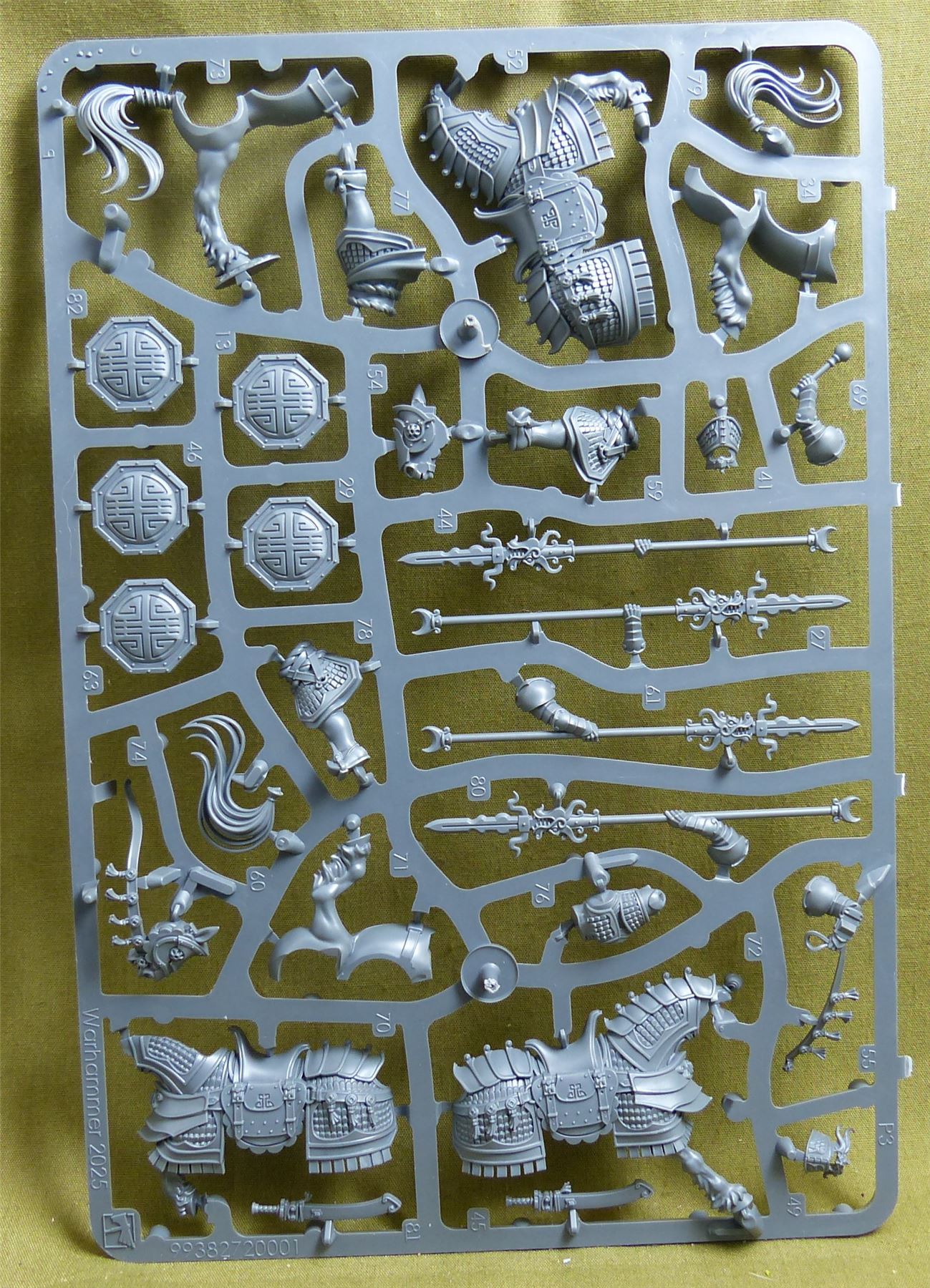 Jade Lancers complete sprue - Grand Cathay - Warhammer Old World #2EW