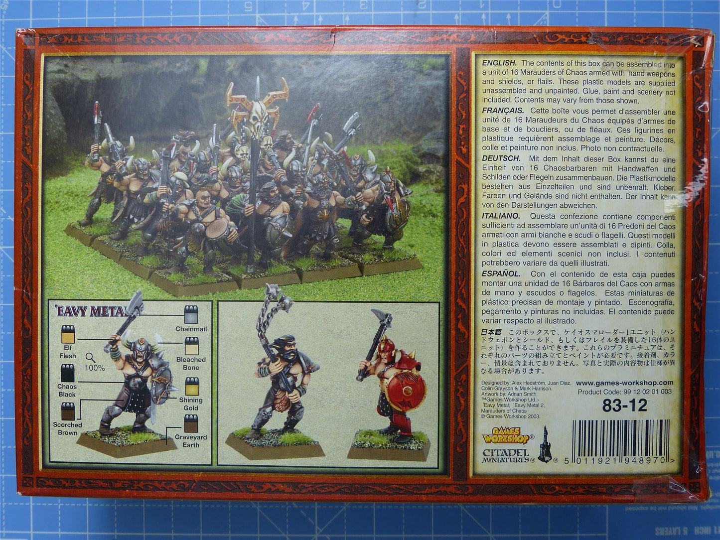 Marauders of Chaos Regiment Box Set - Warhammer Old World #14T