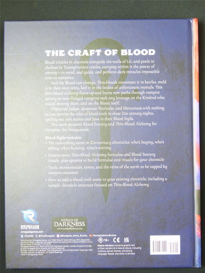 Vampire the Masquerade: Blood Sigil - WoD Roleplay Book Hardback #17F