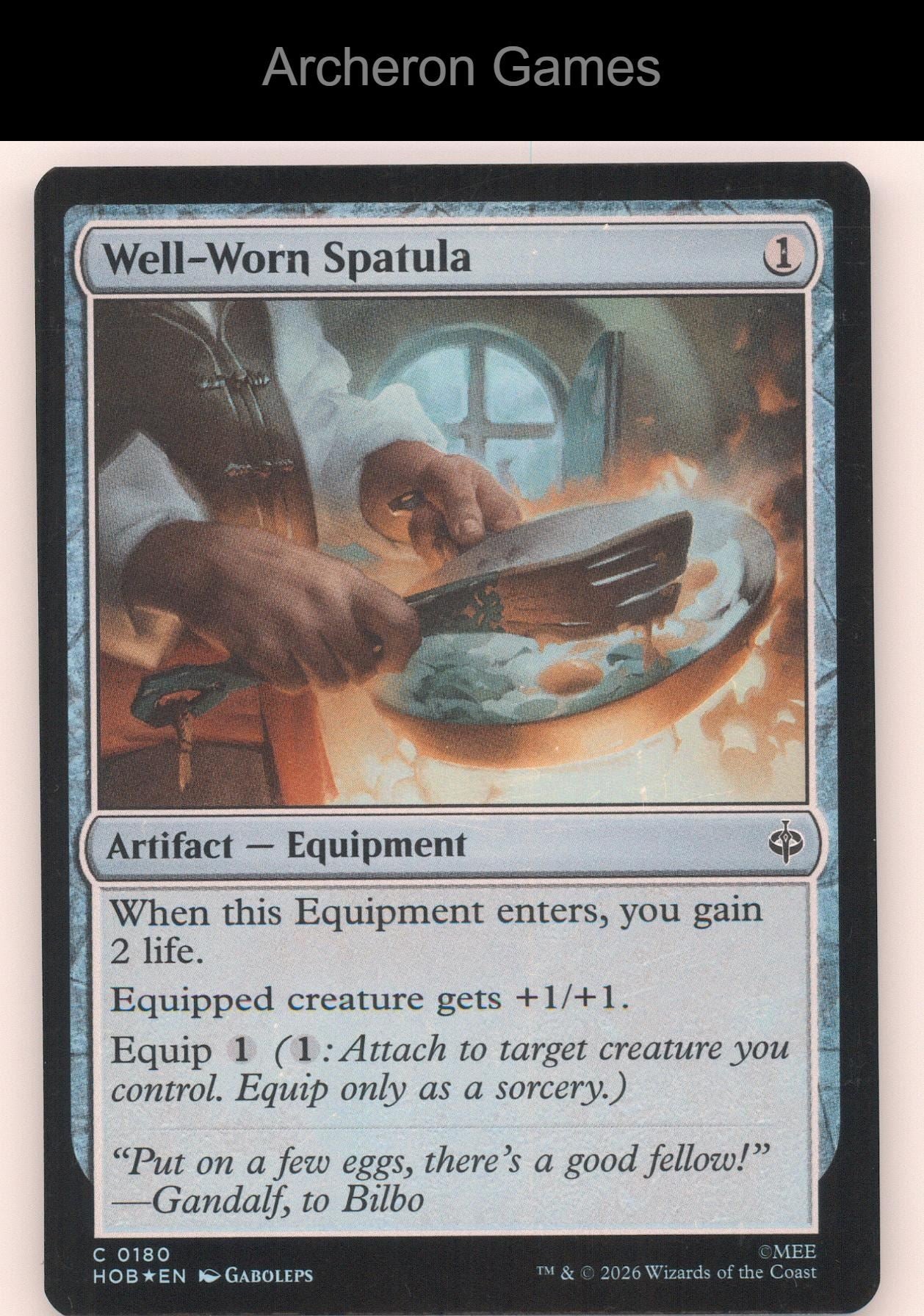 Well-Worn Spatula HOB 180 C MTG Card The Hobbit