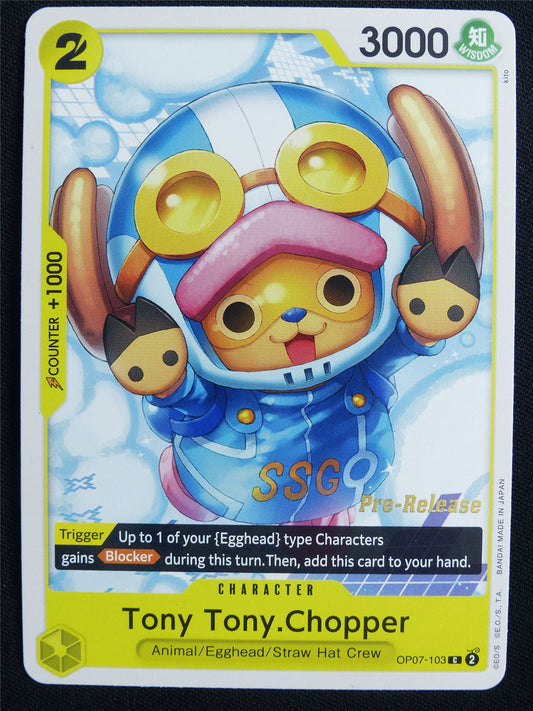 Tony Tony Chopper OP07-103 Pre-Release Promo - One Piece Card #5PQ