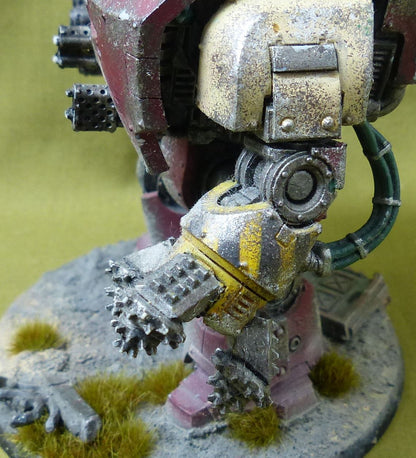 Leviathan Siege Dreadnought with Claw & Drill painted - Adeptus Astartes - Warhammer Heresy #35V