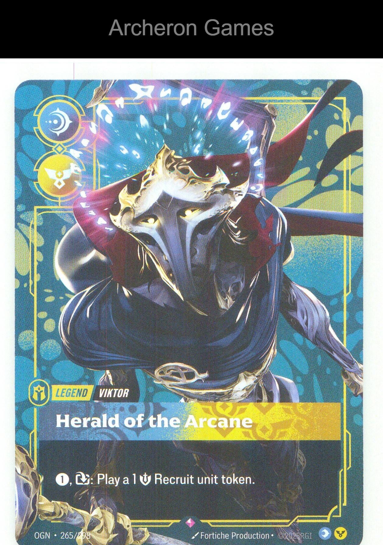 Viktor - Herald of the Arcane OGN 265/298 R Origins Riftbound Card Foil