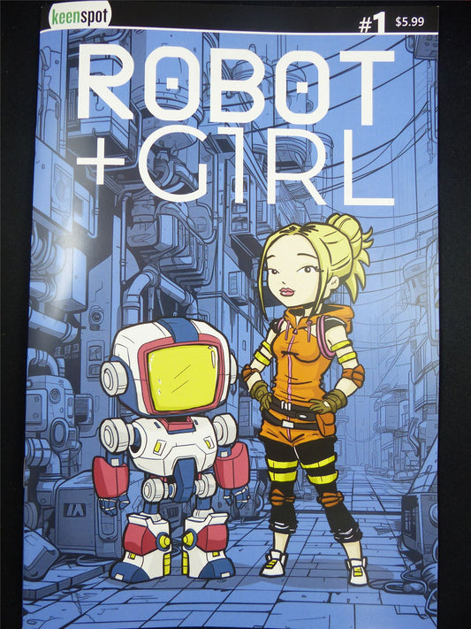 ROBOT plus Girl #1 - May 2024 Keenspot Comic #6D8