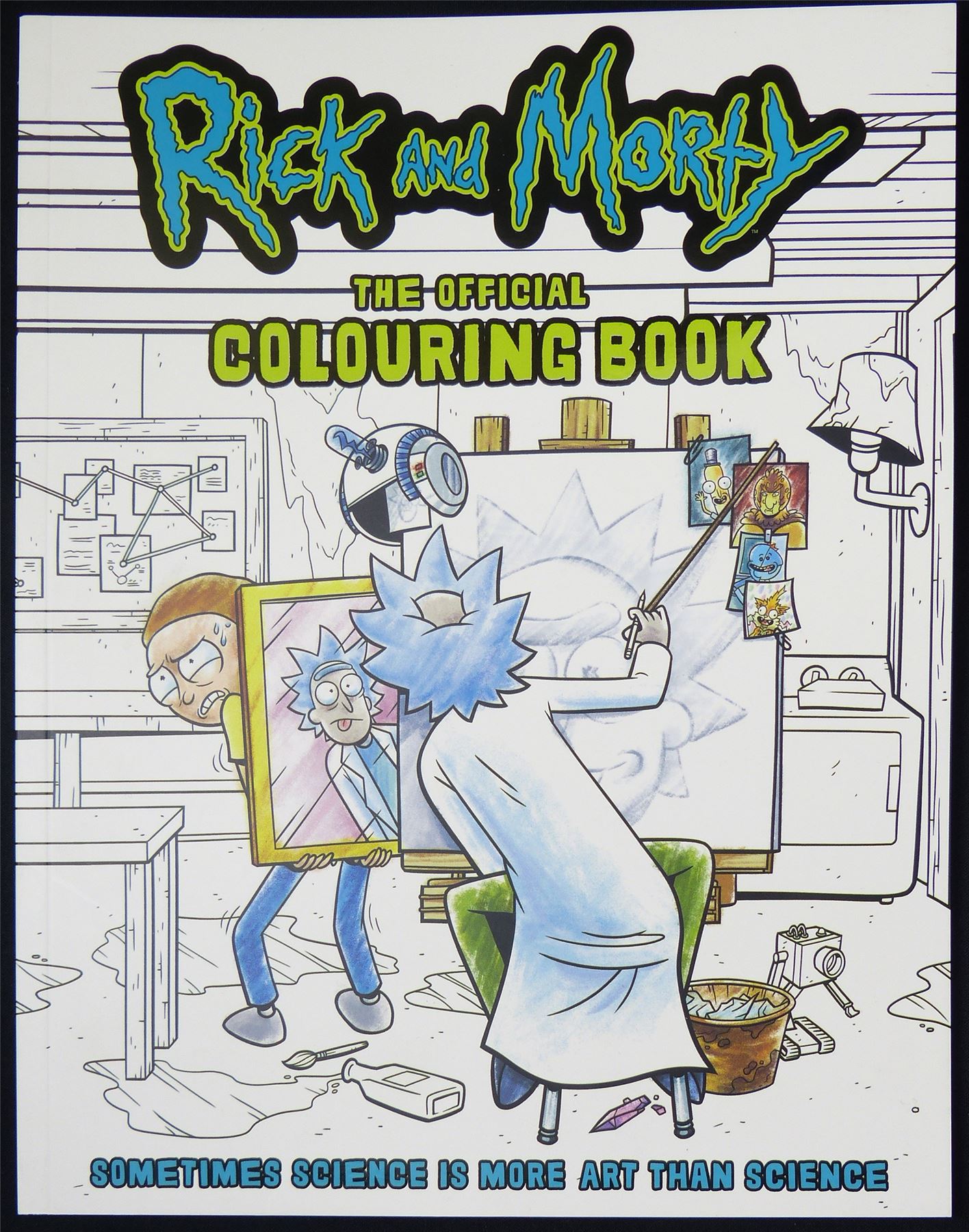 Rick and Morty The Official Colouring Book Gift Book - Titan Softback #4U