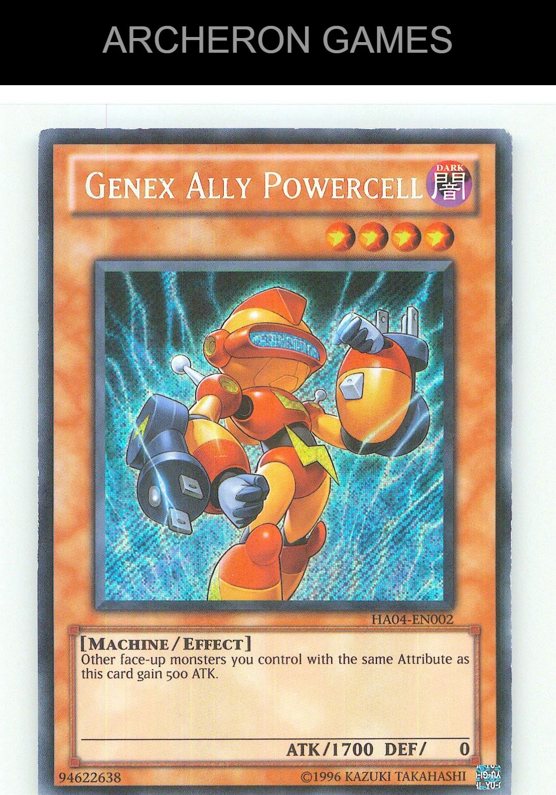 Genex Ally Powercell SEC YUGIOH Card Unlimited