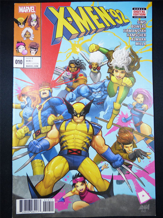 X-MEN '92 #10 - Marvel Comic #3BW