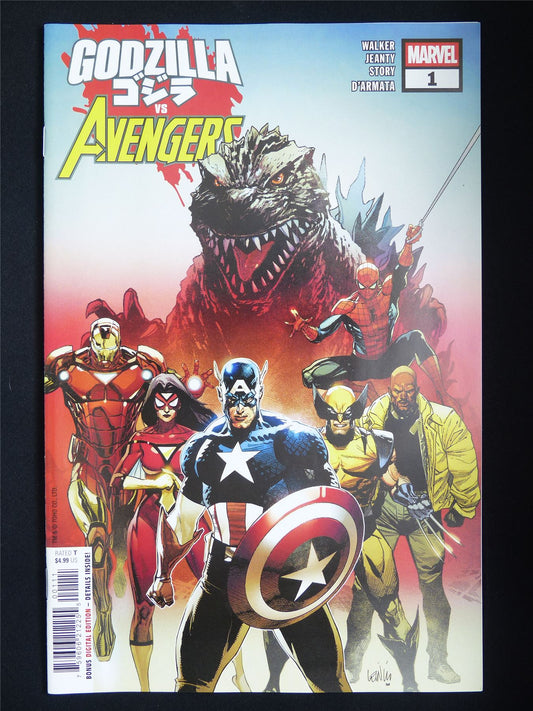 GODZILLA vs Avengers #1 - Marvel Comic #1SB
