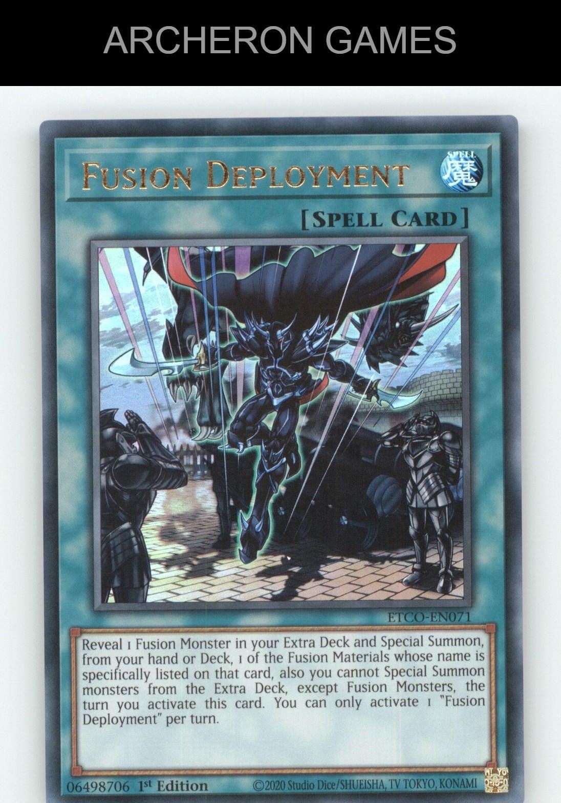 Fusion Deployment Ultra Rare YUGIOH Card