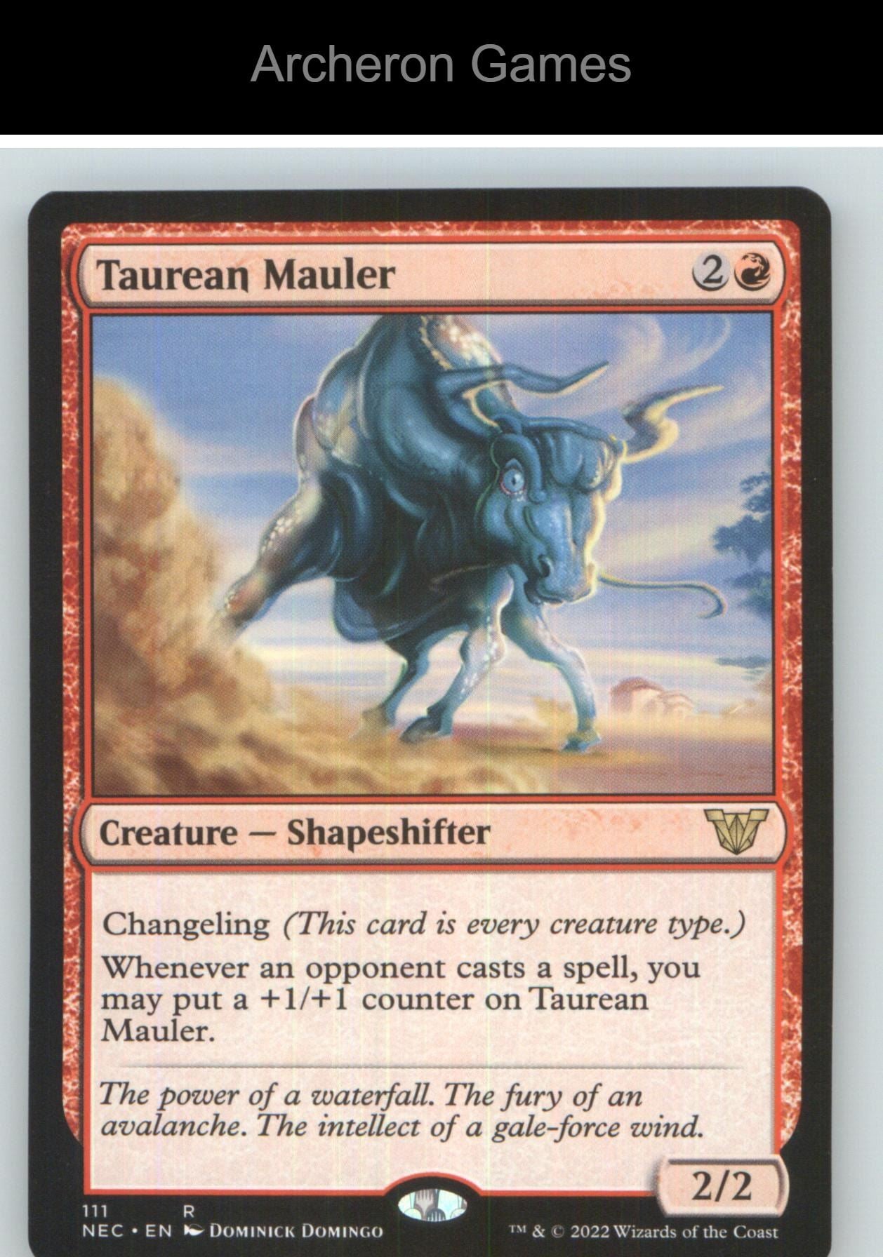 Taurean Mauler NEC 111 R MTG Card NM/EX+