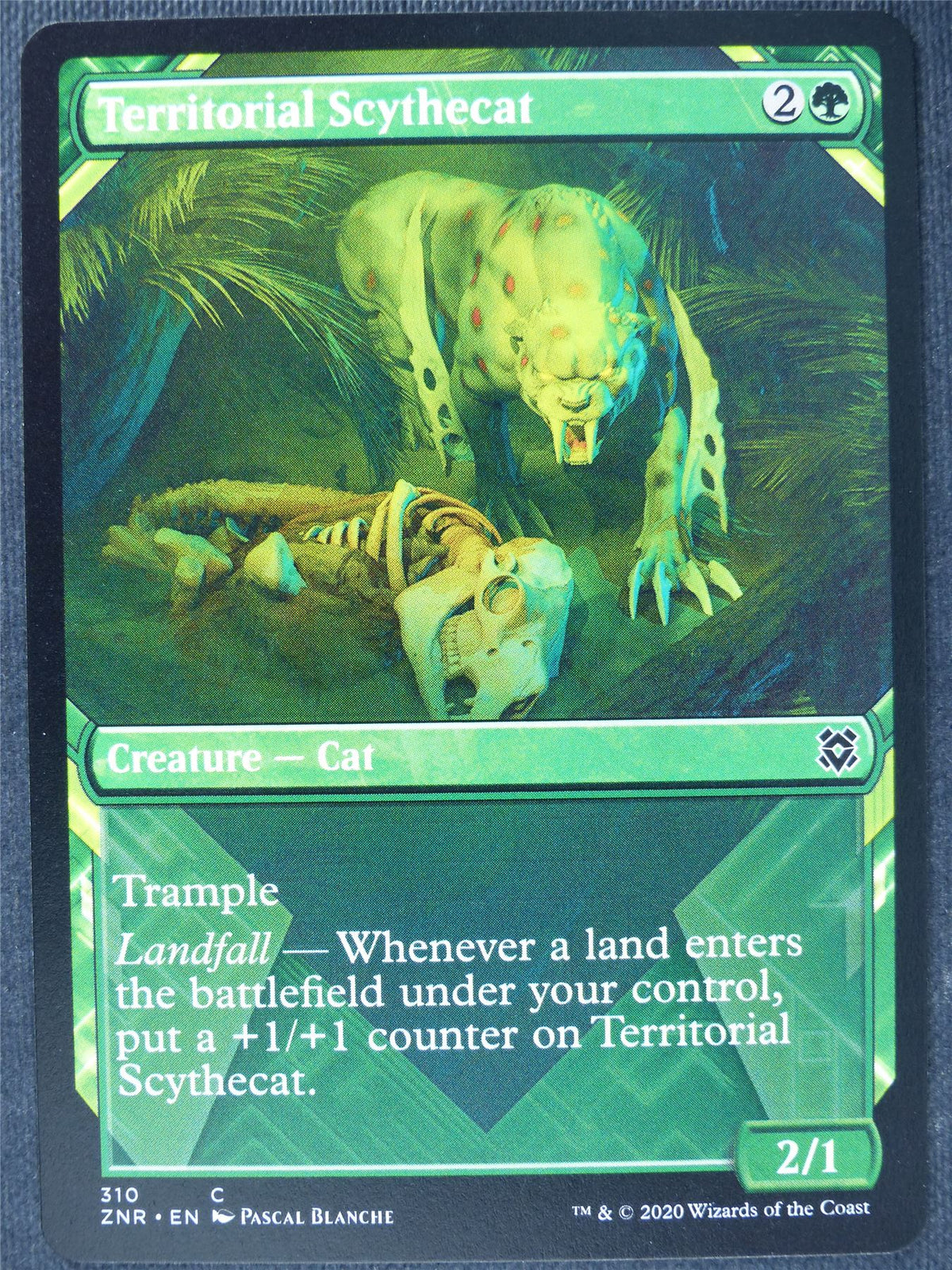 Territorial Scythecat Showcase - Mtg Magic Cards #VA