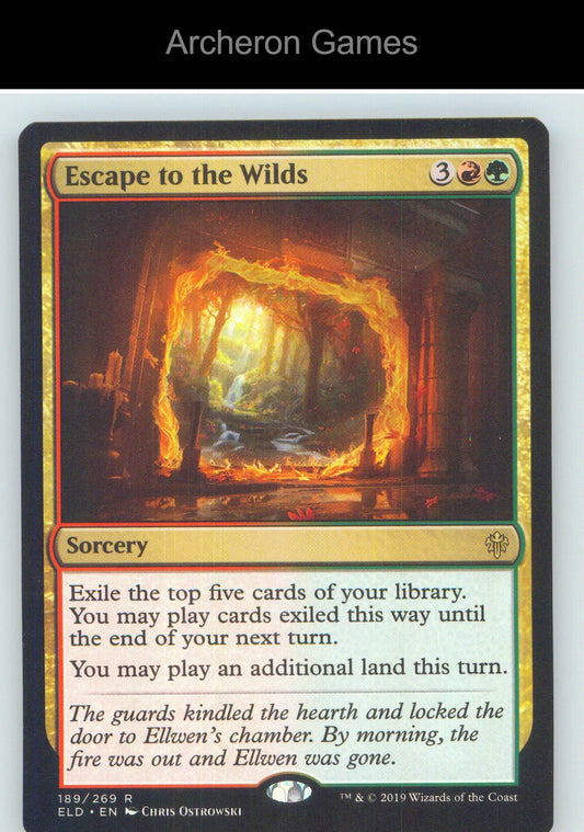 Escape to the Wilds ELD 189 R MTG Card NM/EX+
