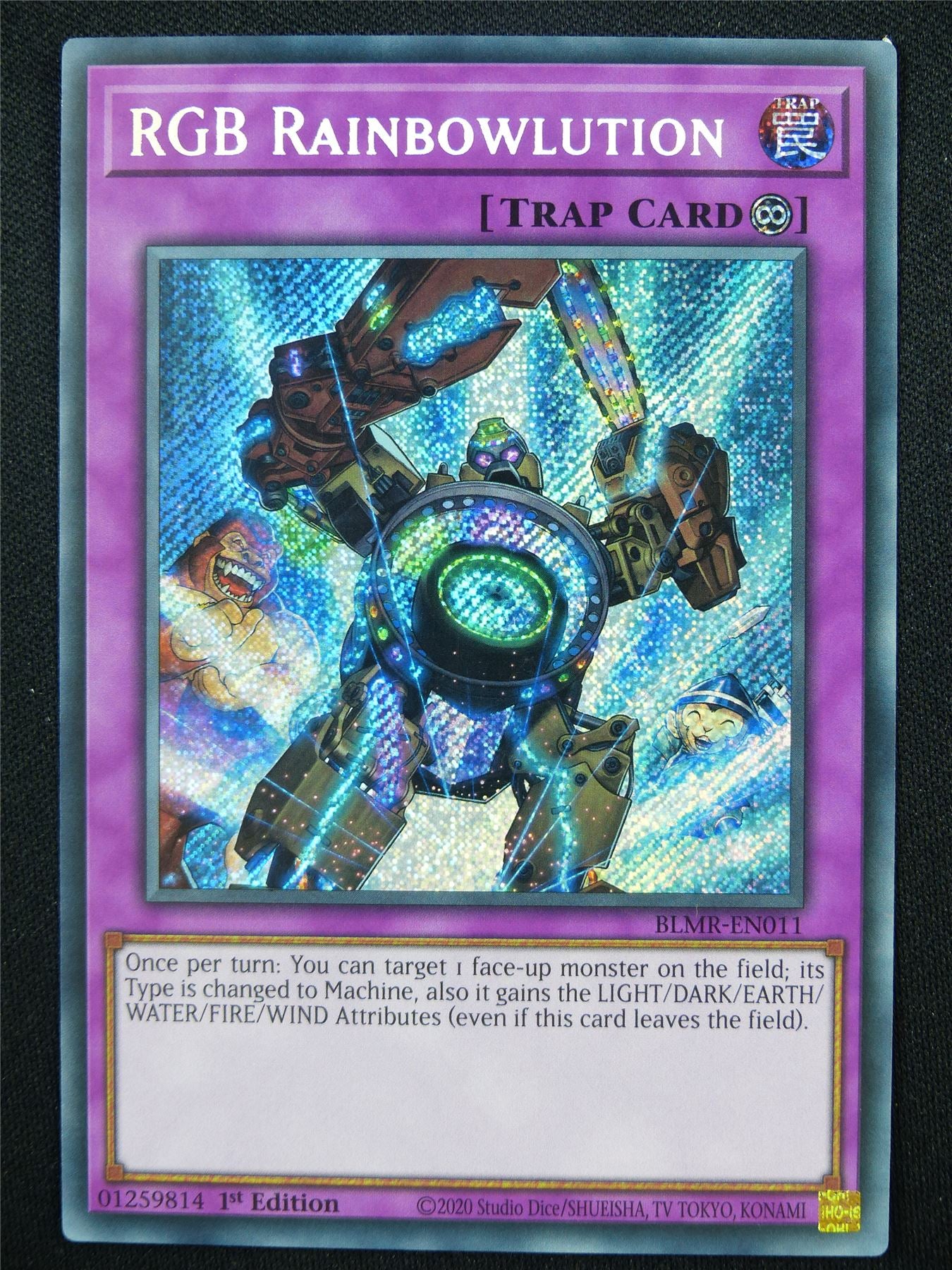 RGB Rainbowlution BLMR Secret Rare - 1st ed Yugioh Card #4IT