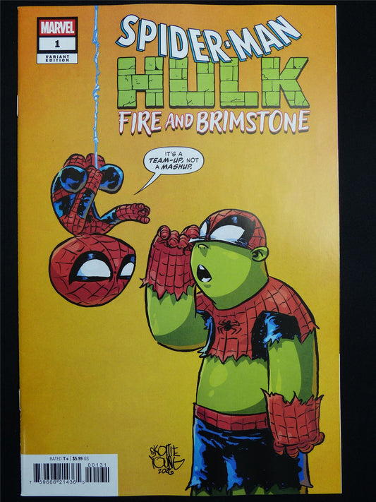SPIDER-MAN Hulk: Fire and Brimstone #1 Cvr C - Oct 2026 Marvel Comic #3QA