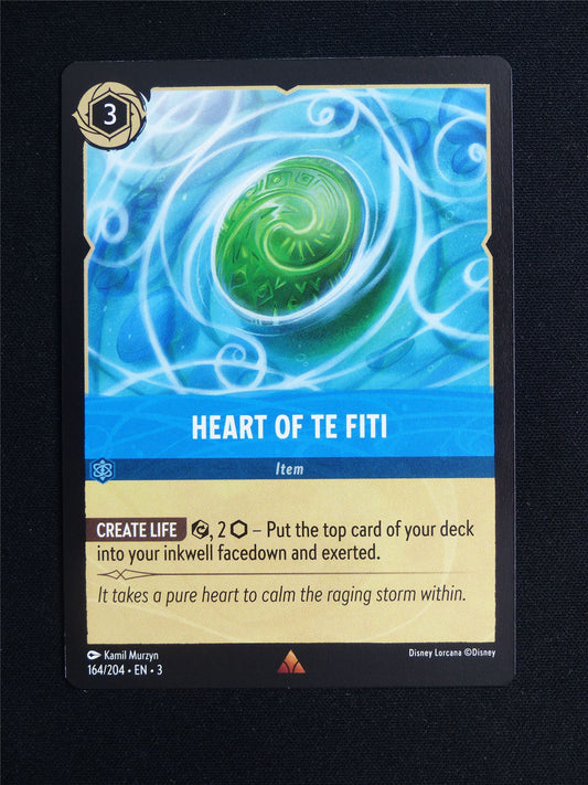 Heart of Te Fiti 164/204 - Lorcana Card #20A