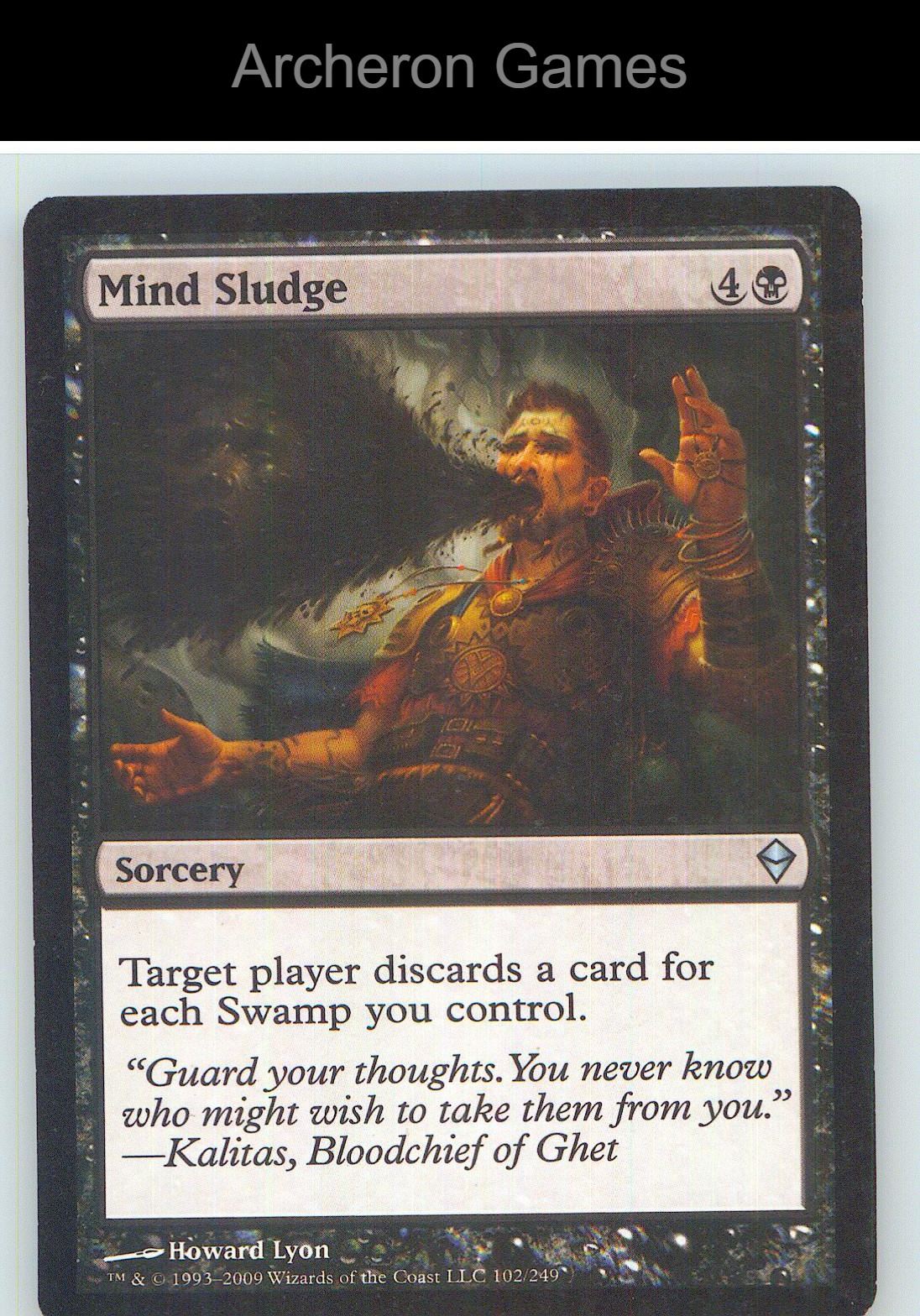 Mind Sludge ZEN 102 UC MTG Card NM/EX+