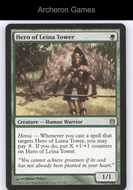 Hero of Leina Tower 123 R MTG Card Born of the Gods