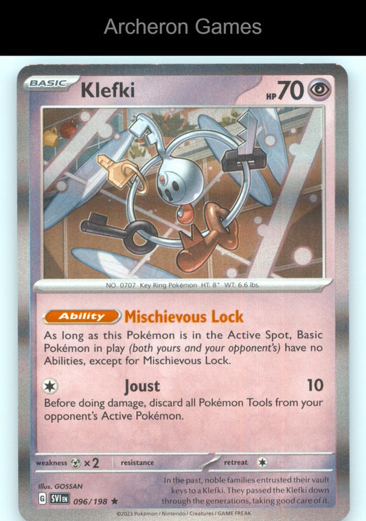 Pokemon Card Klefki (Cosmos Holo) 096/198 R Prize Pack Series Cards