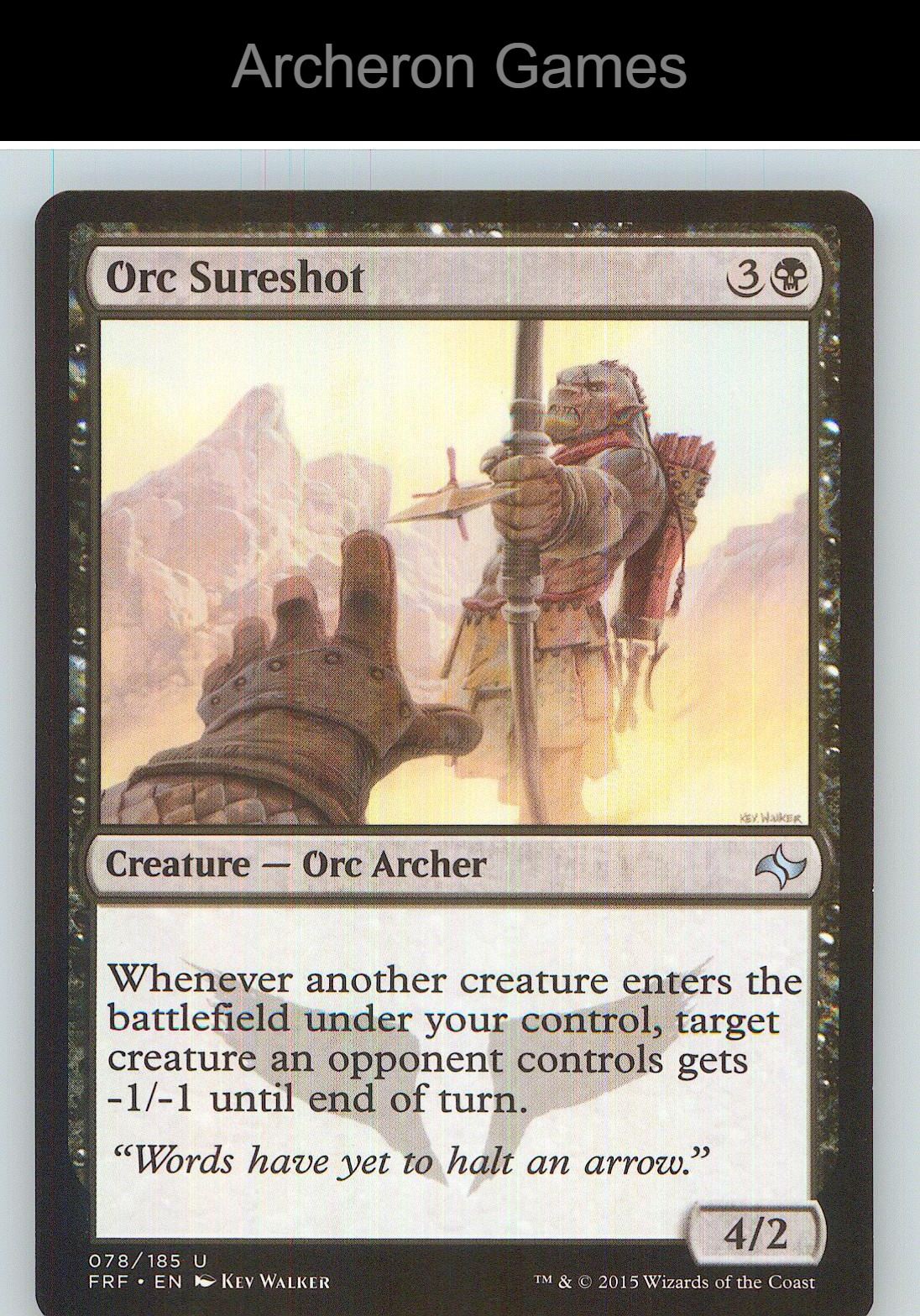 Orc Sureshot FRF 78 UC MTG Card NM/EX+