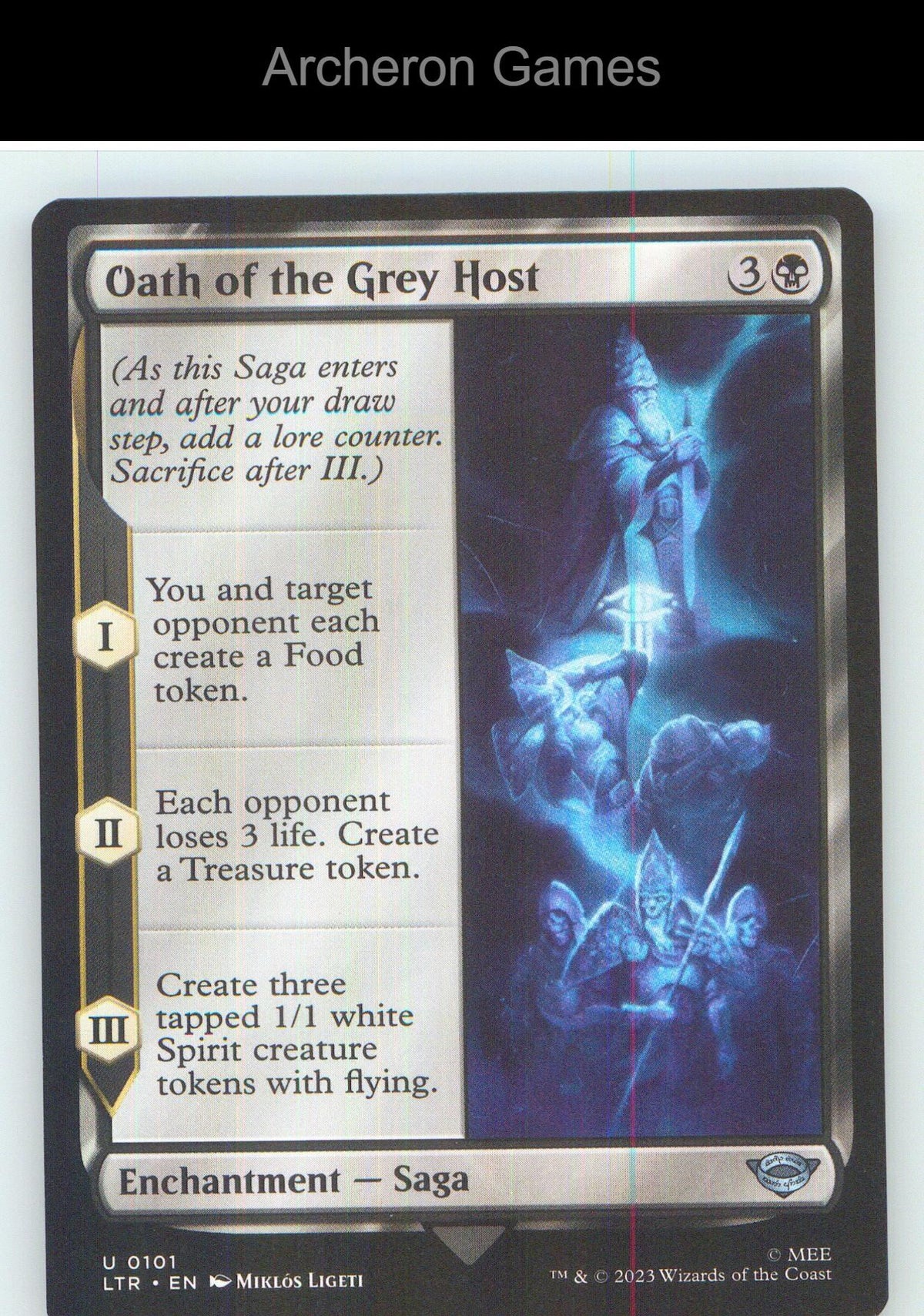 Oath of the Grey Host LTR 101 UC MTG Card NM/EX+