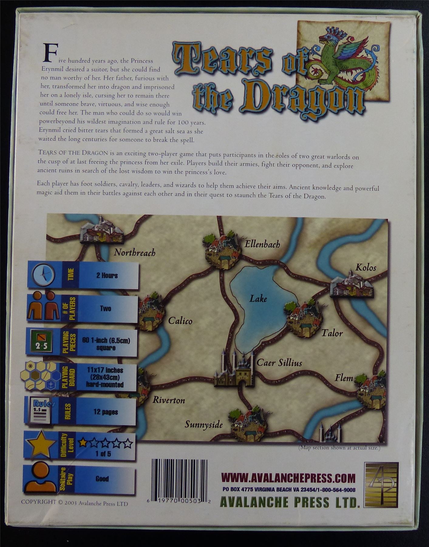 Tears of the Dragon: A Land Riven by War by John R Phythyon OOP - Avalanche Press #21X