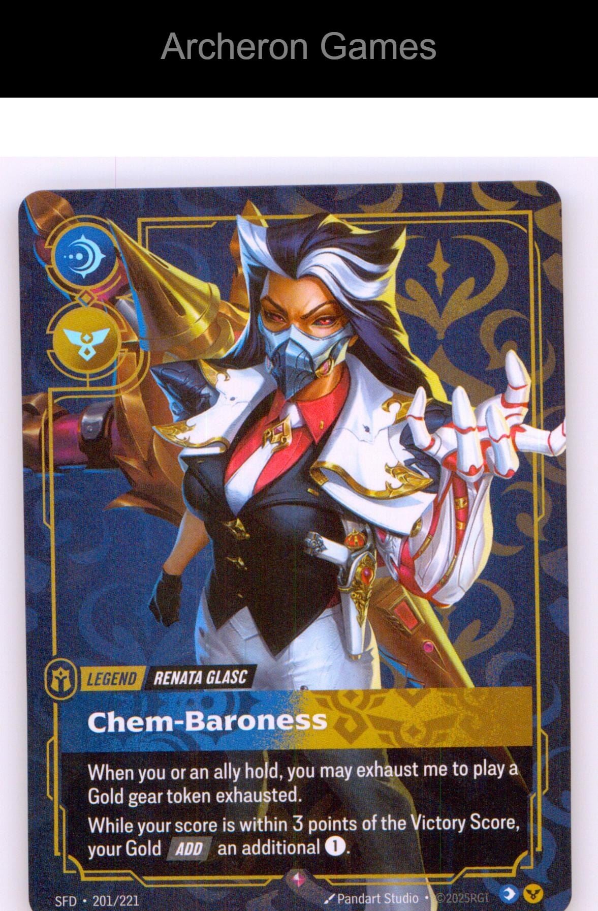 Renata Glasc - Chem-Baroness SFD 201/221 R Spiritforged Riftbound Card