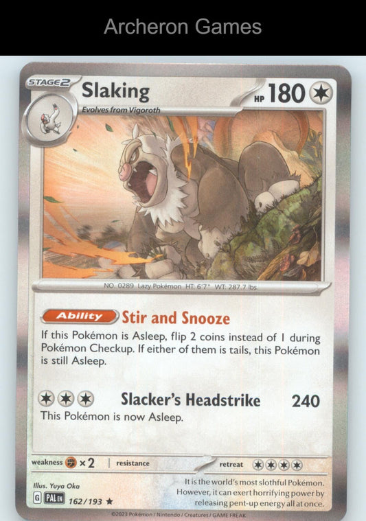 Pokemon Card Slaking (Cosmos Holo) MCAP 162/193 R Miscellaneous Cards & Products