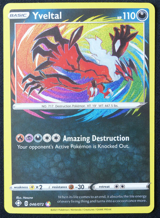 Yveltal 046/072 Textured Holo - Pokemon Card #3AP