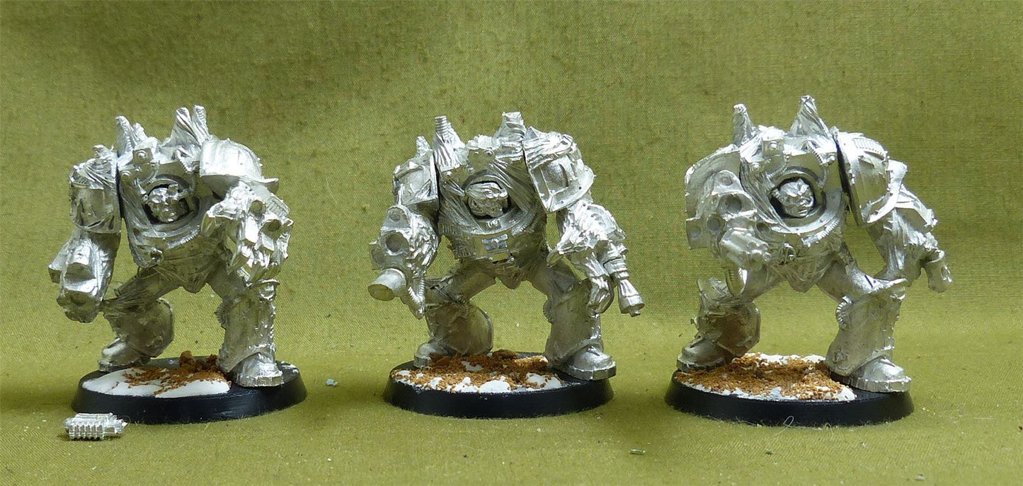 Classic Metal Obliterators set of 3 OOP - Chaos Space Marines - Warhammer 40K #2EL