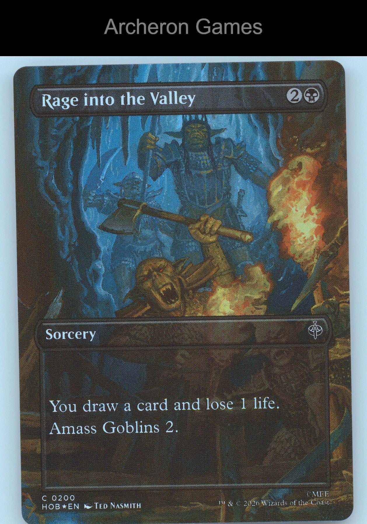 Rage into the Valley (Borderless) HOB 200 C MTG Card The Hobbit