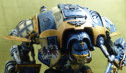 Imperial Knight with Forgeworld Shoulder Pads painted - Warhammer 40K #Z9