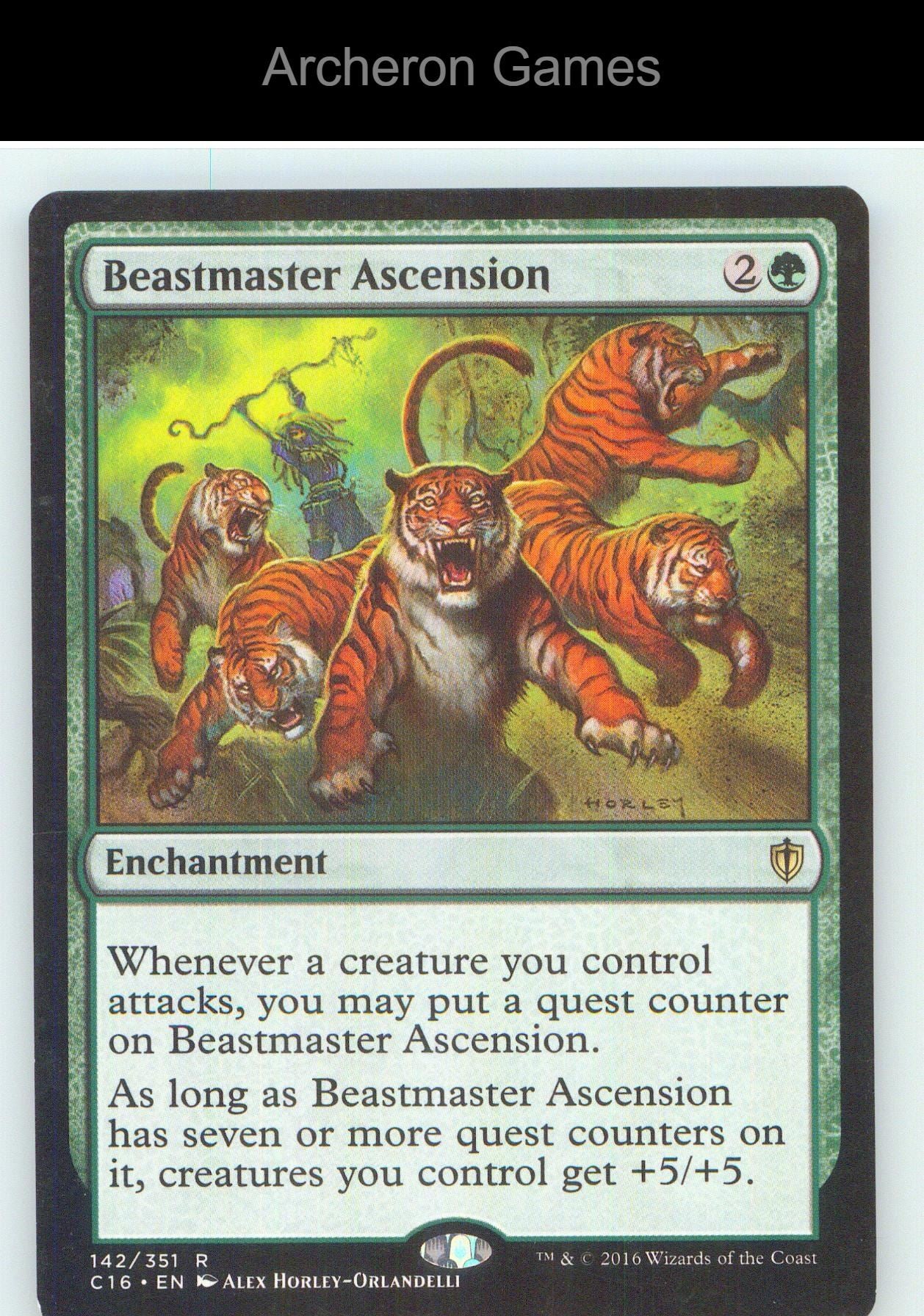 Beastmaster Ascension C16 142 R MTG Card NM/EX+