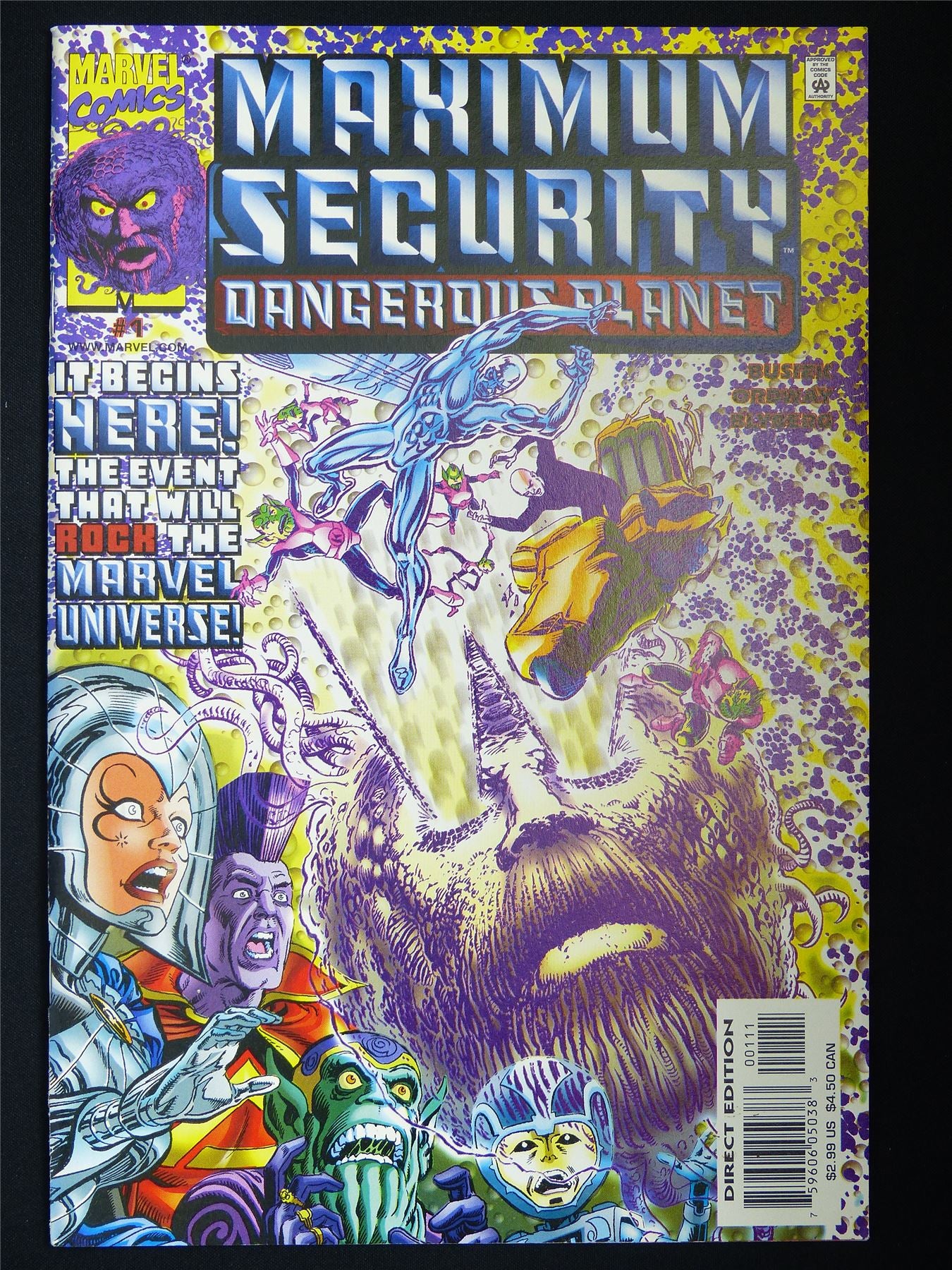 MAXIMUM Security: Dangerous Planet #1 - Marvel Comic #LR