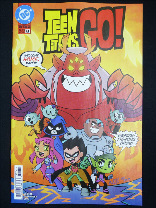 TEEN Titans Go! #8 - Dec 2025 DC Comic #4UK