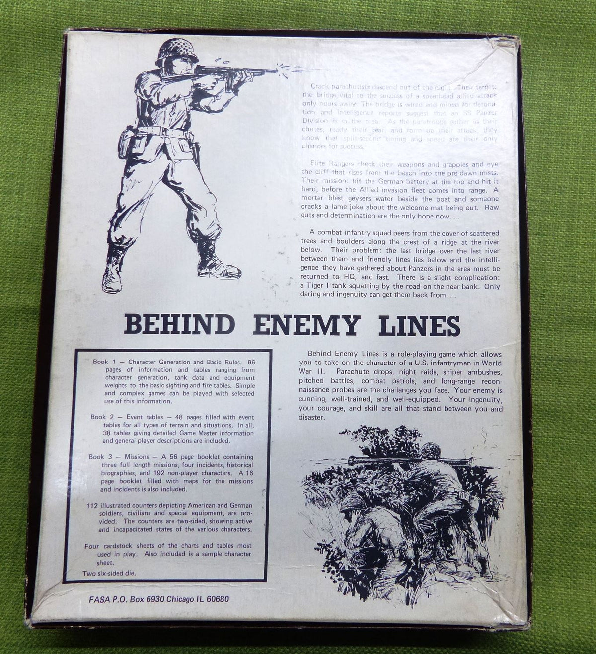 Behind Enemy Lines - World War II Roleplaying Game - FASA Bel1 #78
