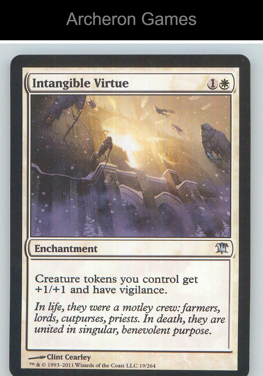 Intangible Virtue PLST 19/264 UC MTG Card NM/EX+
