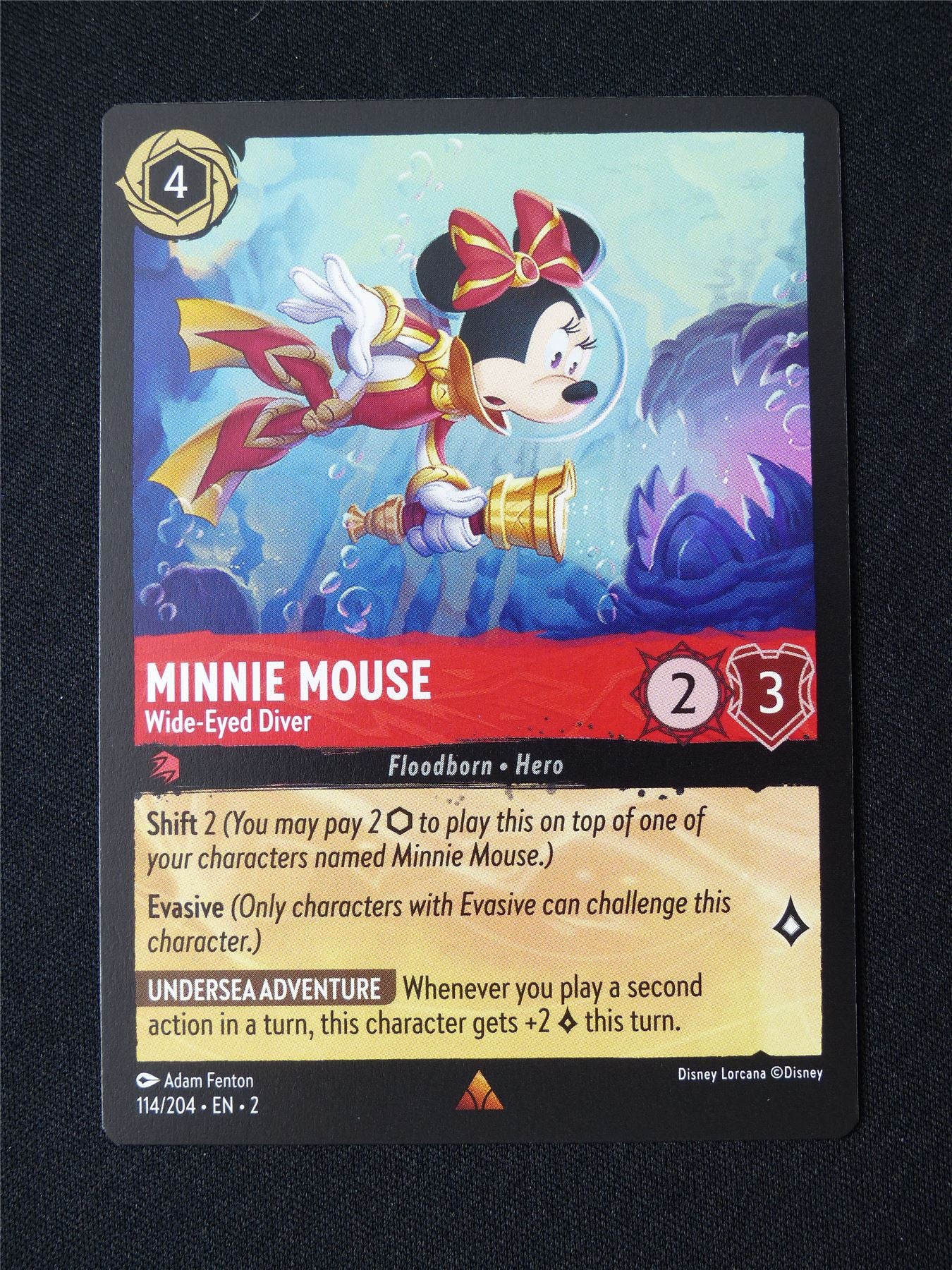 minnie mouse lorcana card Minnie Mouse 114/204