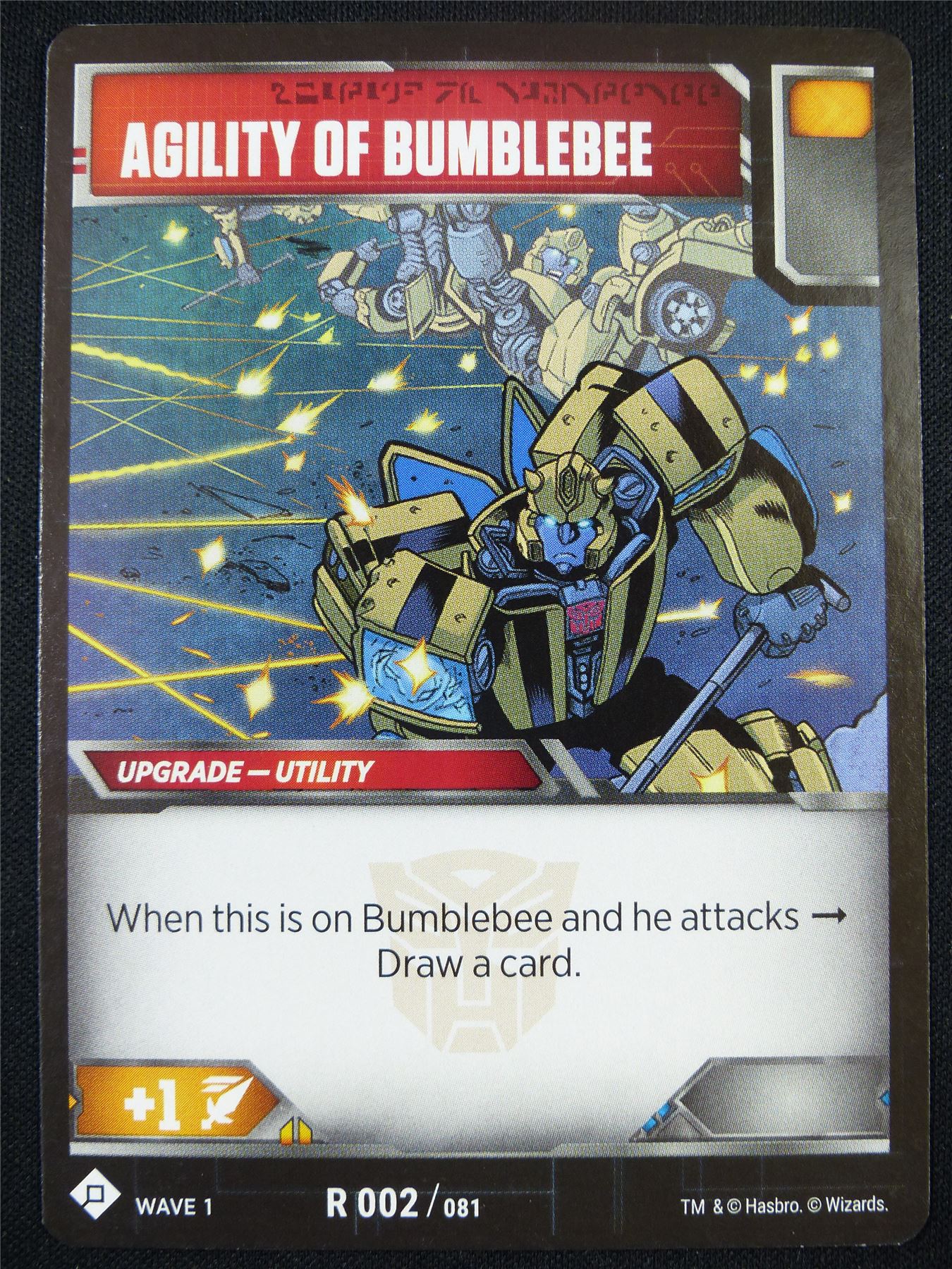 Agility of Bumblebee R 002/081 - Battle Spirit Saga Card #B4