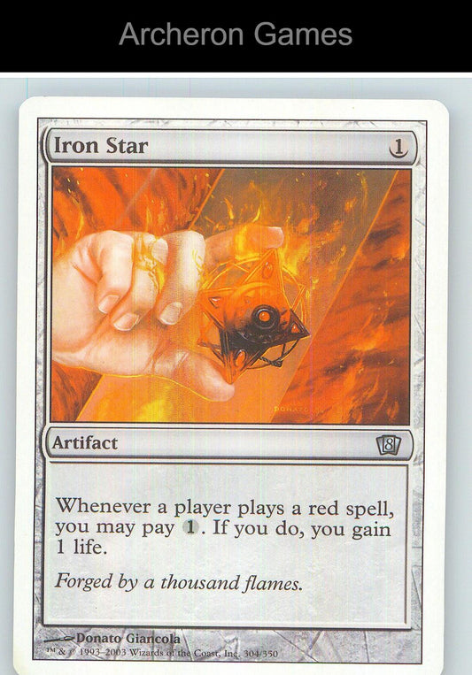 Iron Star 8ED 304 UC MTG Card NM/EX+