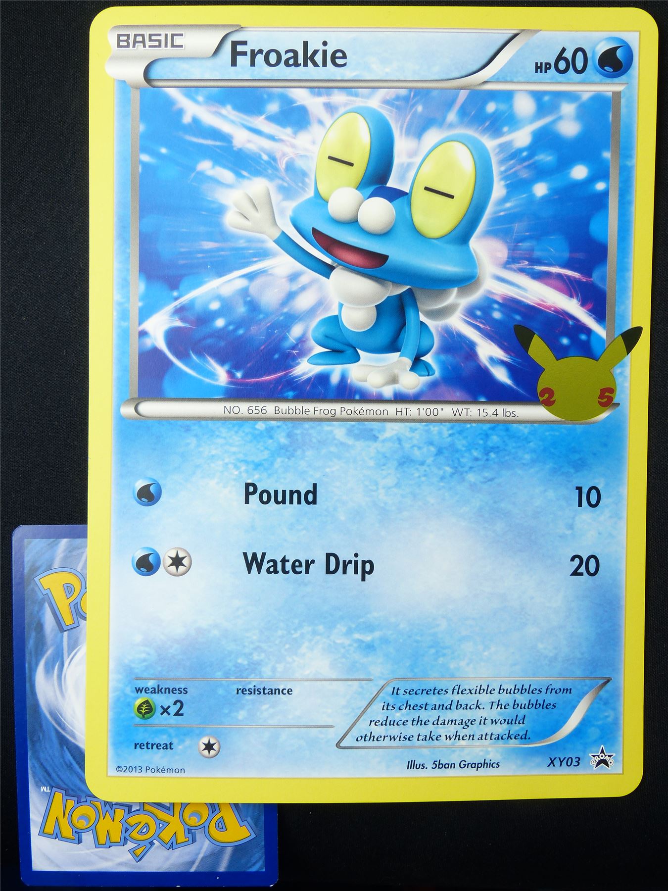 Froakie XY03 promo - Jumbo Pokemon Card #252