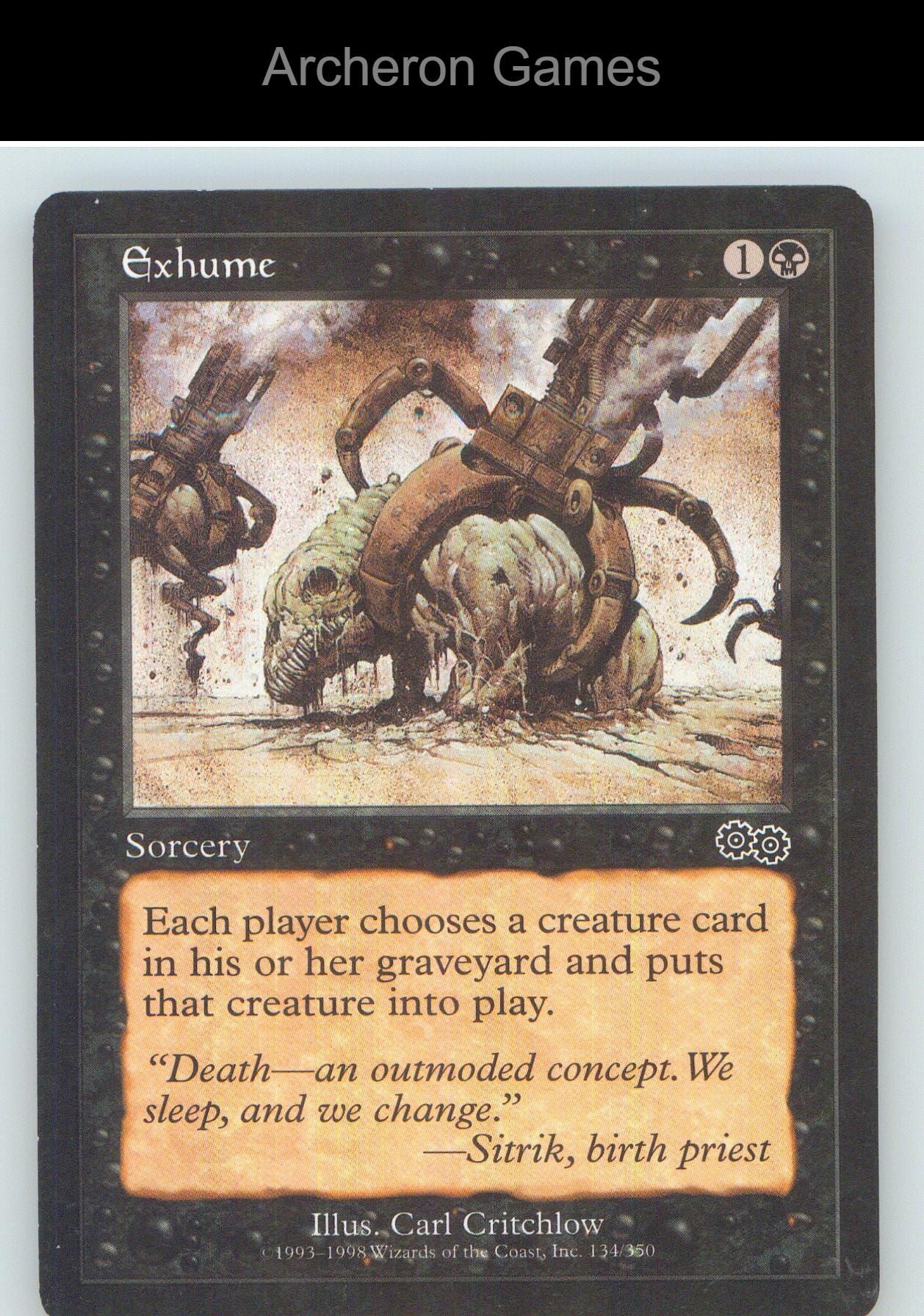 Exhume USG 134 C MTG Card NM/EX+