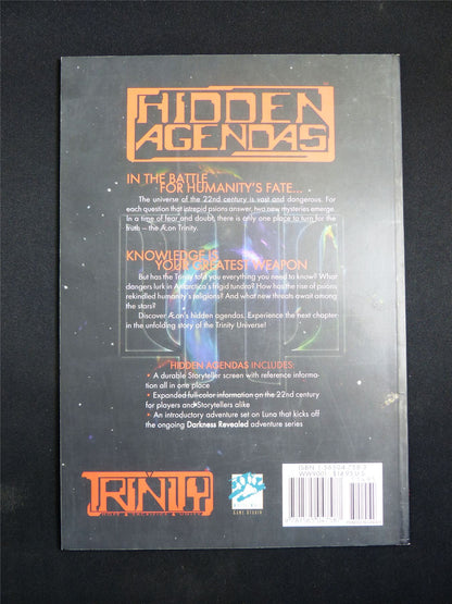 Hidden Agenda: Sourcebook for Trinity Booklet - Roleplay Softback #2UR