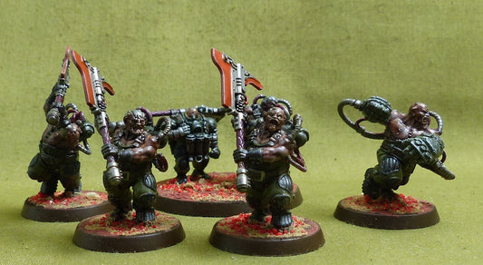 Cthonian Beserks painted - Leagues of Votann - Warhammer 40K #1J4
