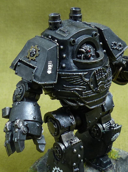 Contemptor Dreadnought painted - Iron Hands - Warhammer Horus Heresy #2Q4