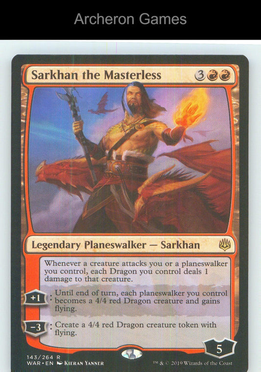 Sarkhan the Masterless WAR 143 R MTG Card NM/EX+
