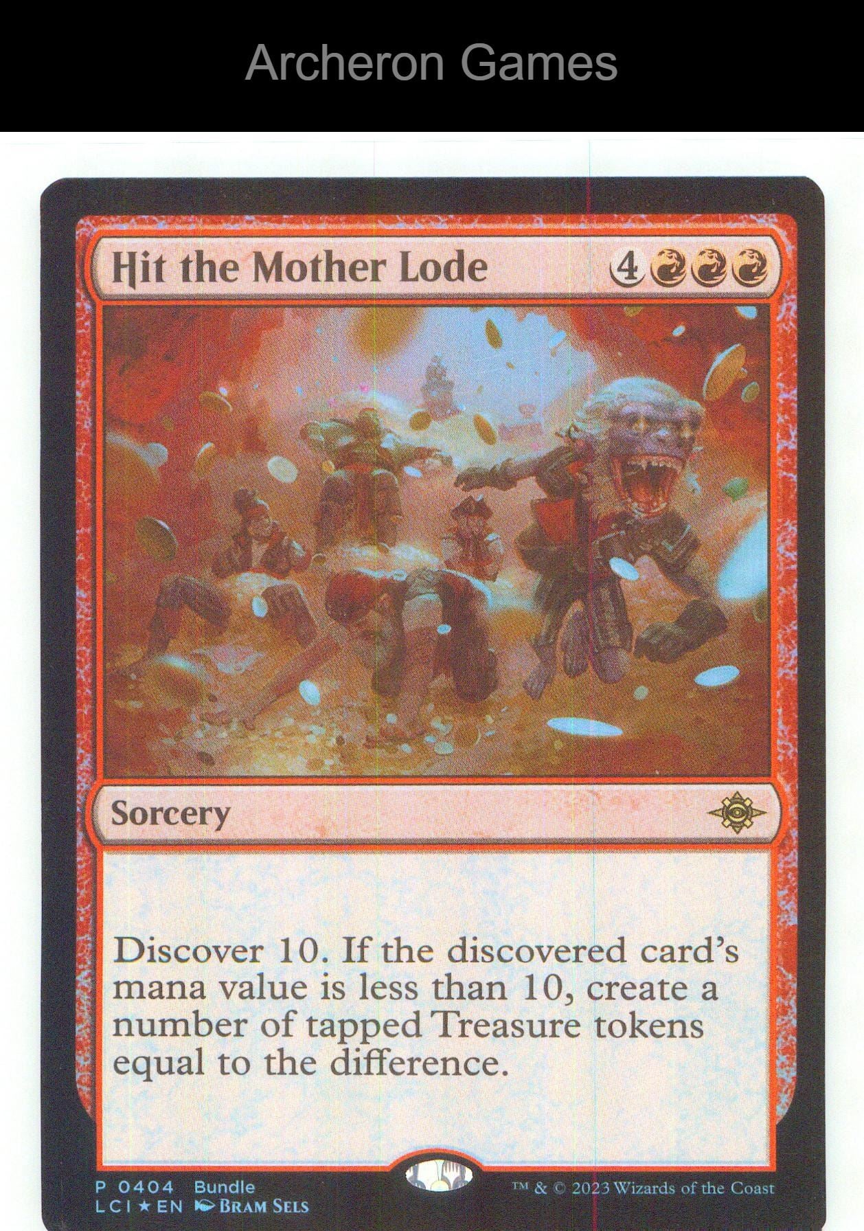 Hit the Mother Lode (LCI Bundle) 404 P MTG Card NM/EX+ Foil
