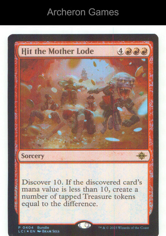 Hit the Mother Lode (LCI Bundle) 404 P MTG Card NM/EX+ Foil
