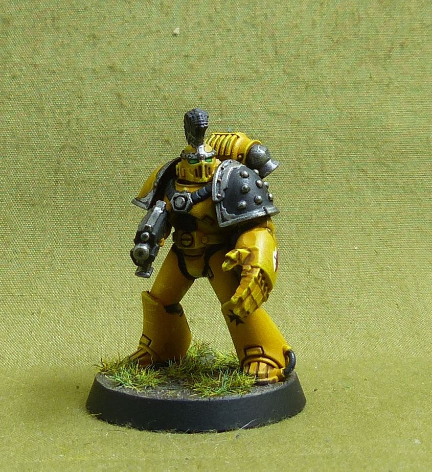 Centurion Conversion painted - Imperial Fists - Warhammer Horus Heresy #2N8