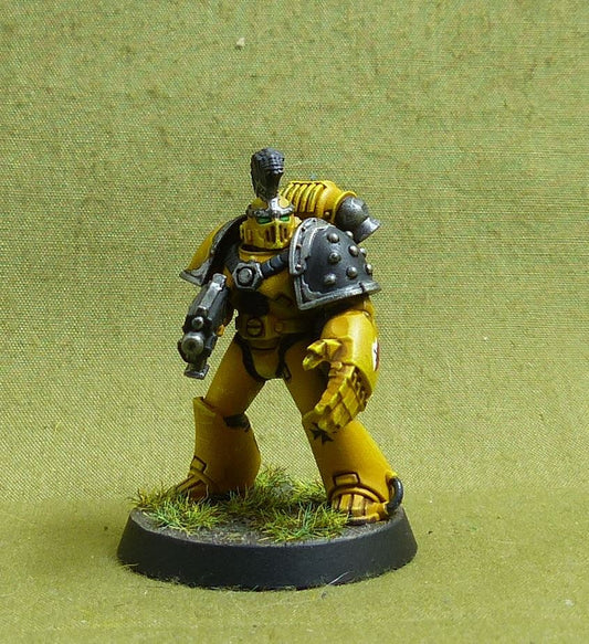 Centurion Conversion painted - Imperial Fists - Warhammer Horus Heresy #2N8