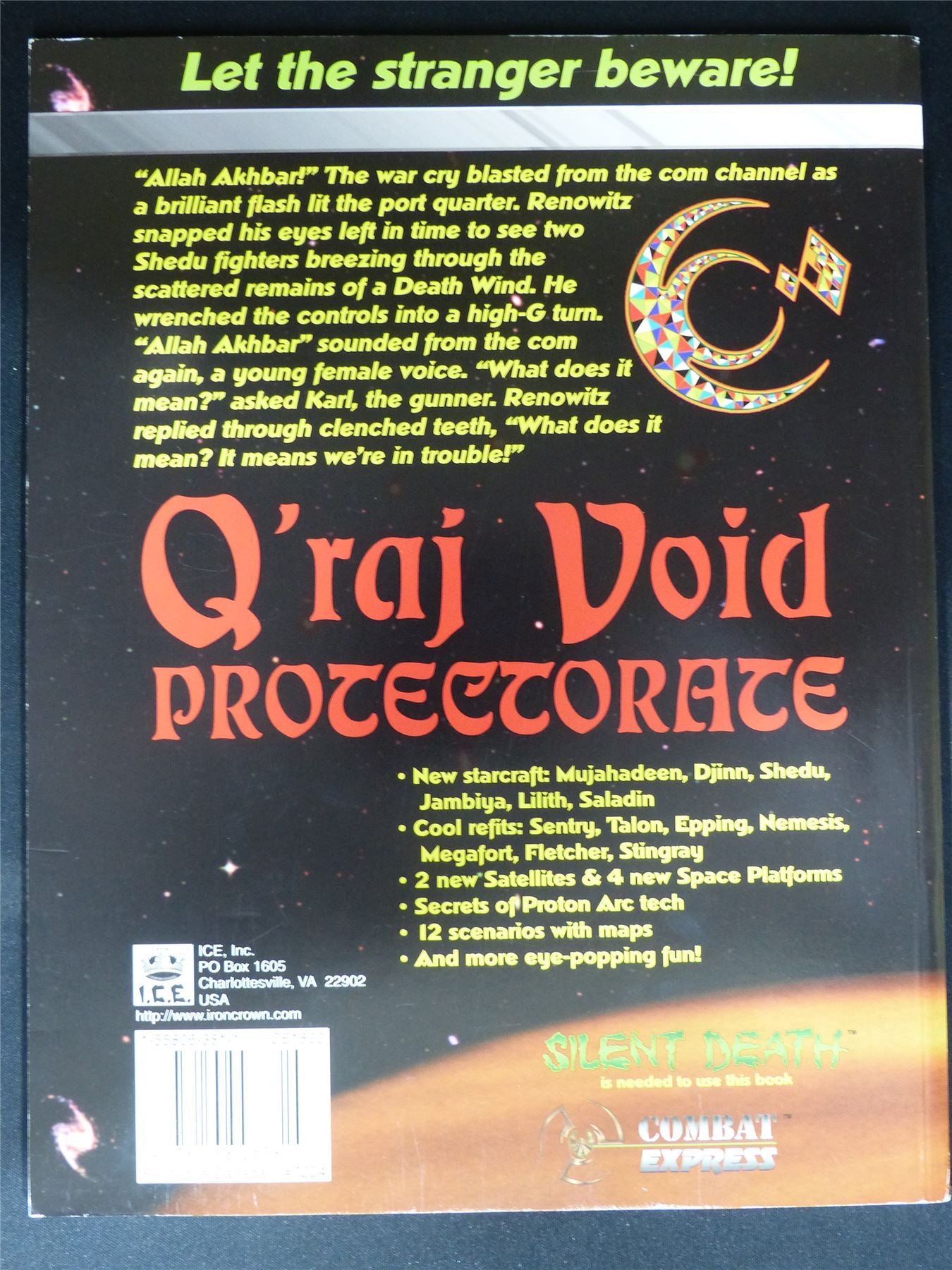 Silent Death: Qraj Void Protectorate Miniatures Sourcebook - I.C.E. Booklet #2R7